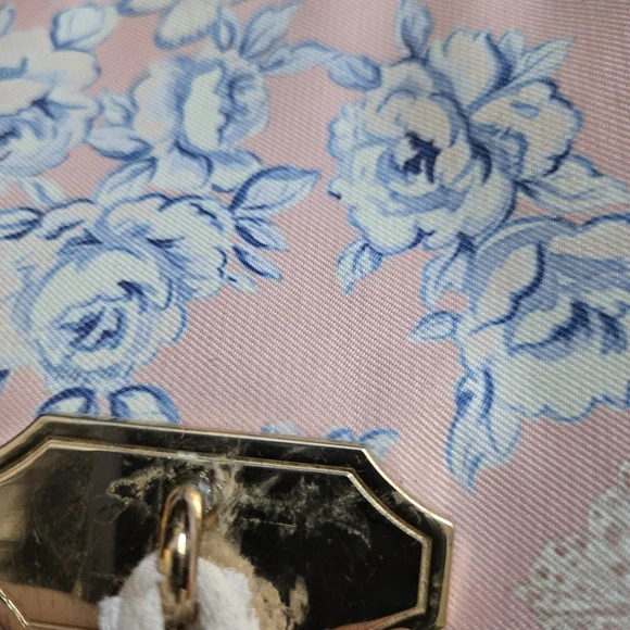 Floral Pink and Blue Women's Bag - Picture 6 of 6